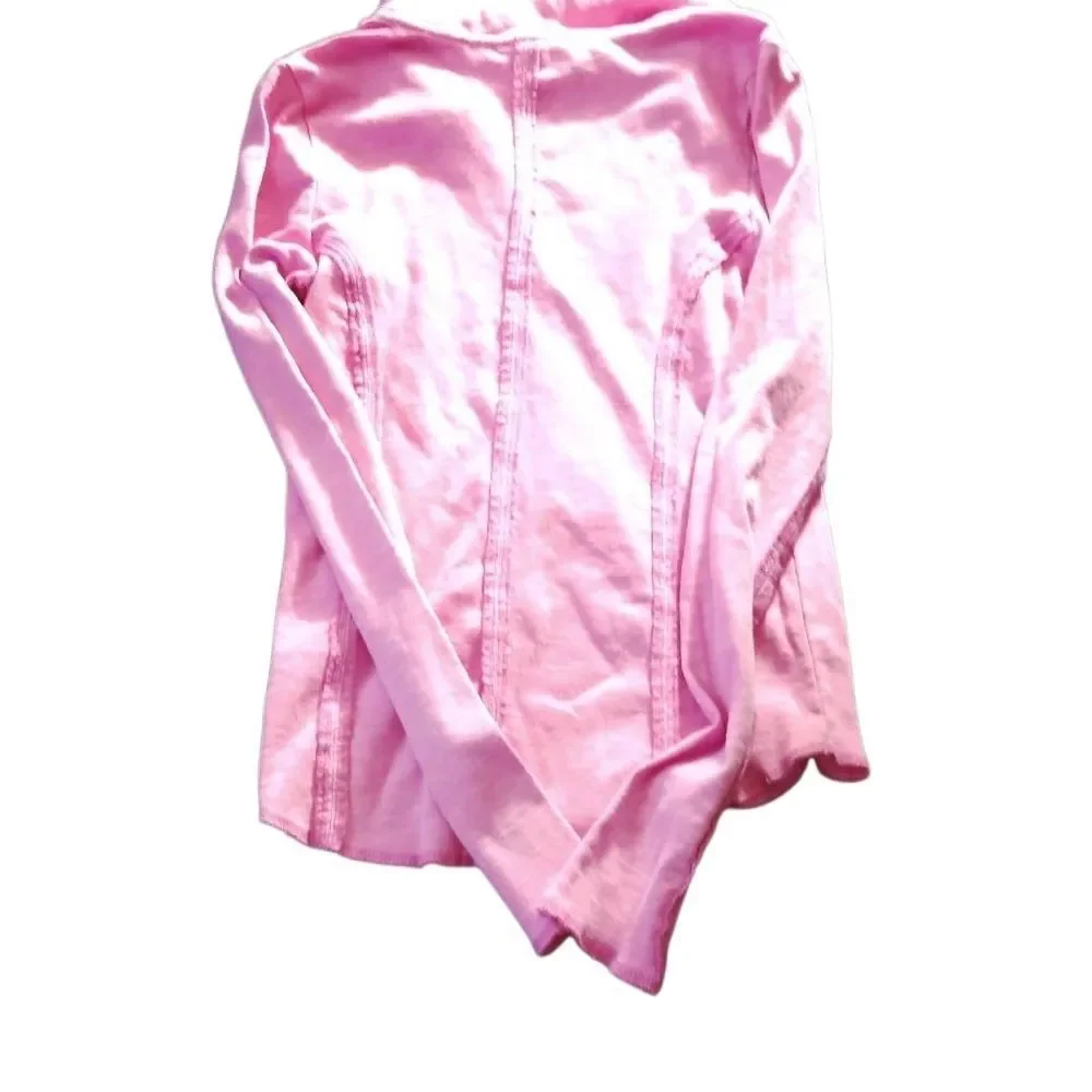 Pilcro Anthropology Pink Collared Long Sleeve Top (222)